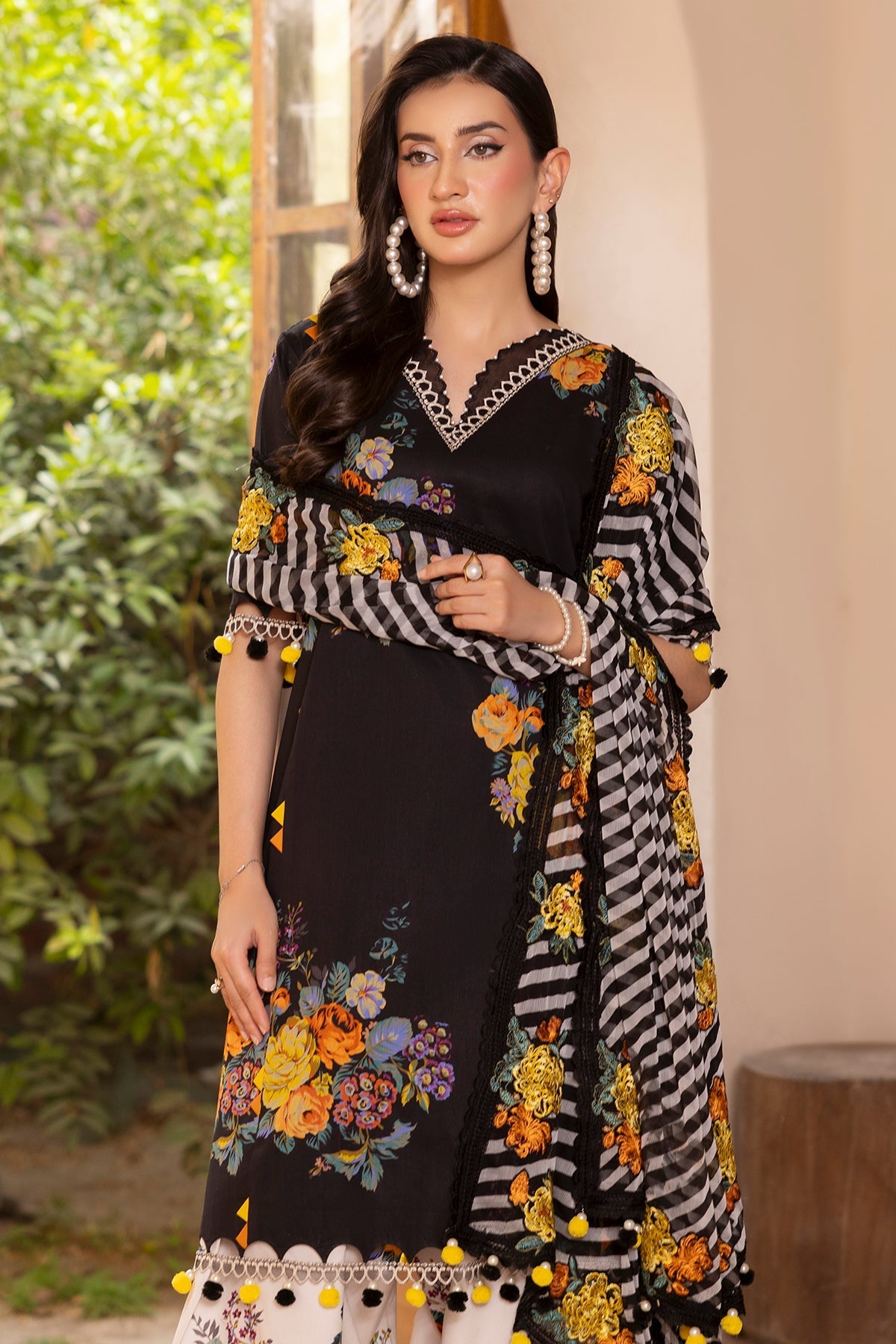 Charizma | Chunnri Collection | CH6-07 - Luxury Dress - available at Maria Faisal in UK and USA.