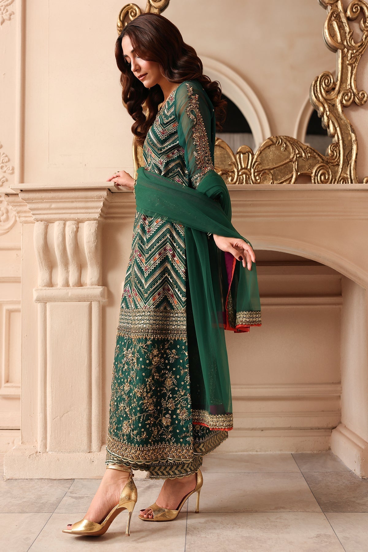 Charizma | Dastan e Jashan | DJW6-07 - Formal Dress - available at Maria Faisal in UK and USA.