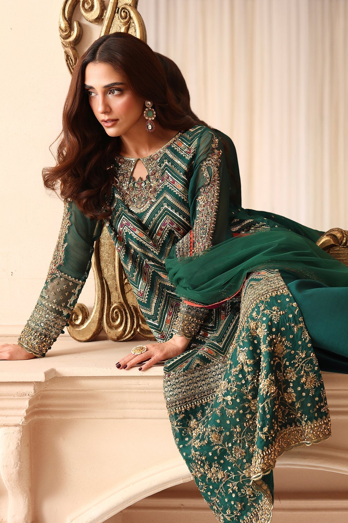 Charizma | Dastan e Jashan | DJW6-07 - Formal Dress - available at Maria Faisal in UK and USA.