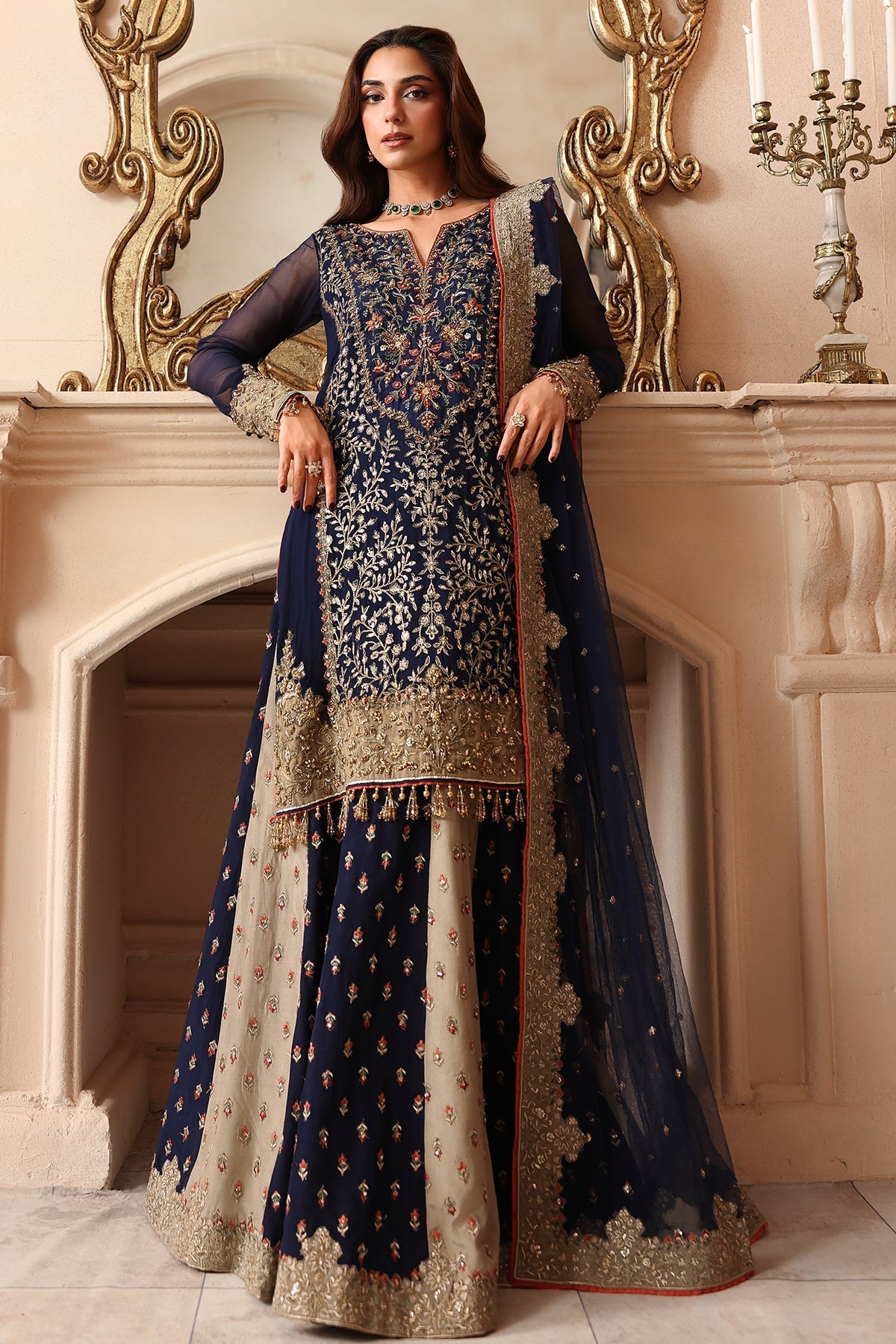 Charizma | Dastan e Jashan | DJW6-02 - Formal Dress - available at Maria Faisal in UK and USA.