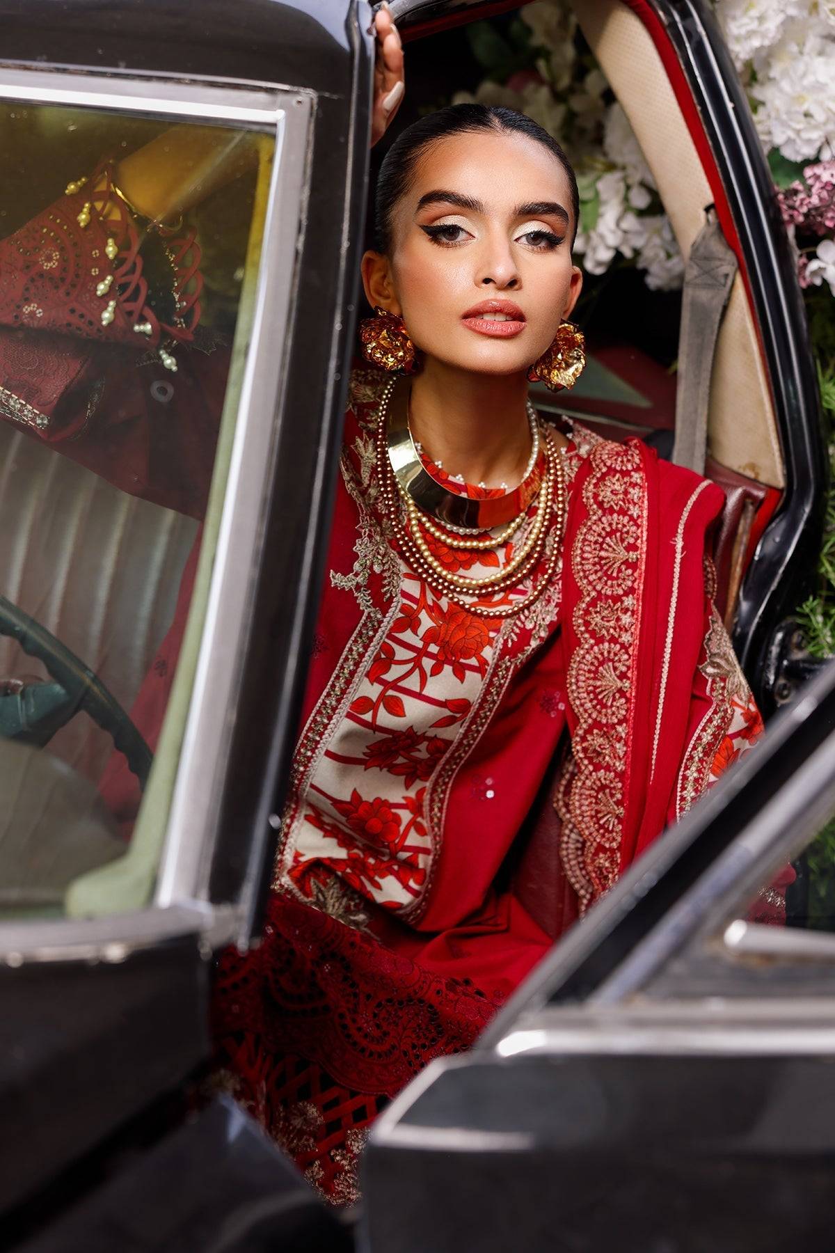 Charizma | Tabeer Lawn Vol 25 | CT5-12 by Maria Faisal - Registered Vendor of : Charizma - type : Ladies Clothes - 100% original wedding dresses