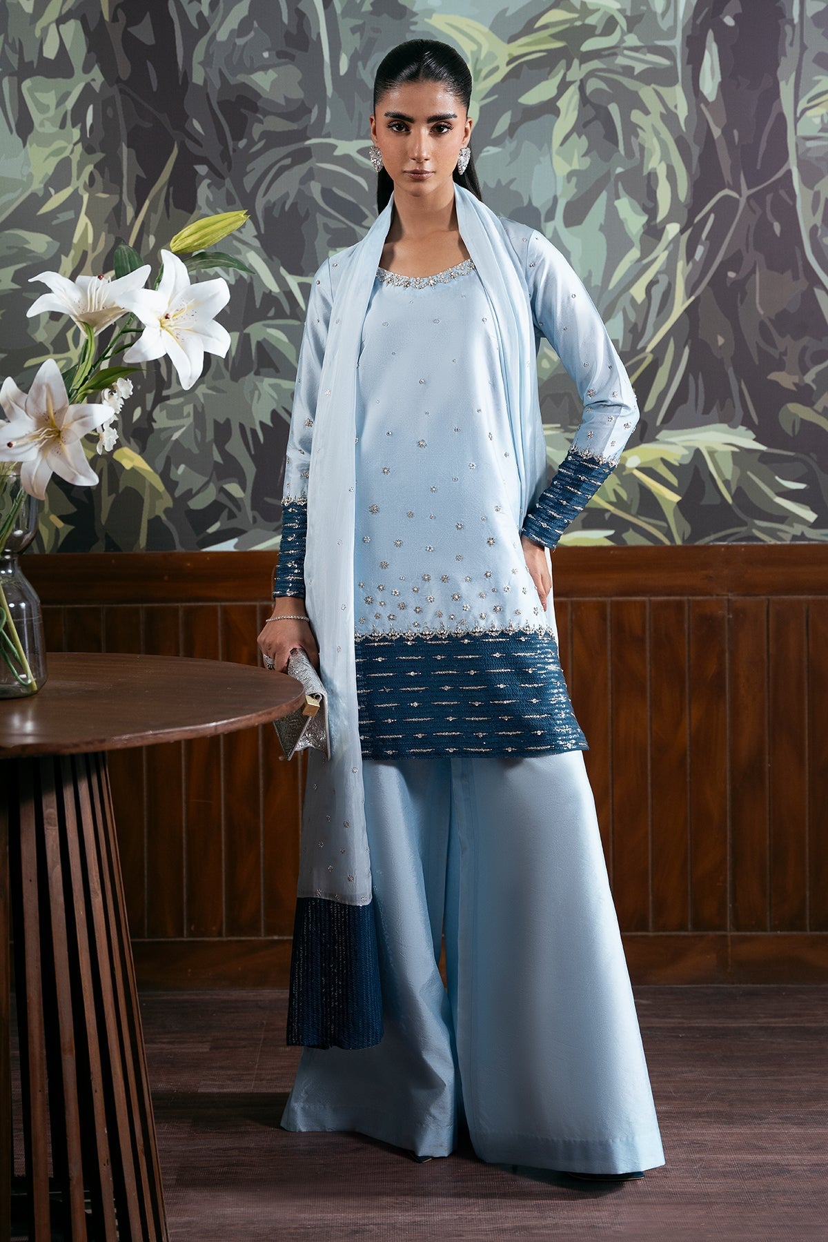 Mina Kashif | Loona Luxe Formals | Amara - Formal Dress - available at Maria Faisal in UK and USA.