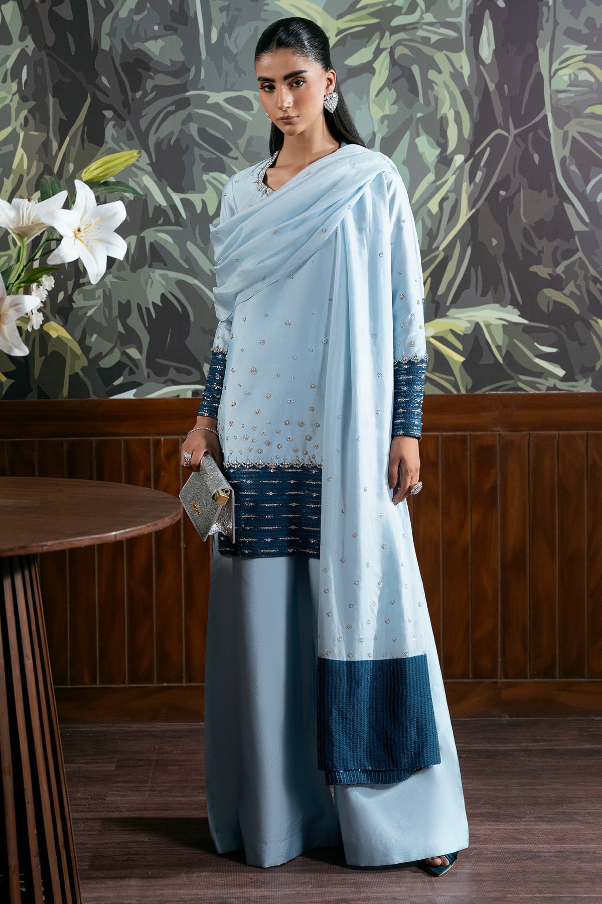 Mina Kashif | Loona Luxe Formals | Amara - Formal Dress - available at Maria Faisal in UK and USA.