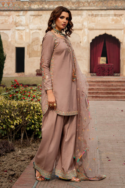Charizma | Festive Pret  | CMA-6-128 - Dress - available at Maria Faisal in UK and USA.