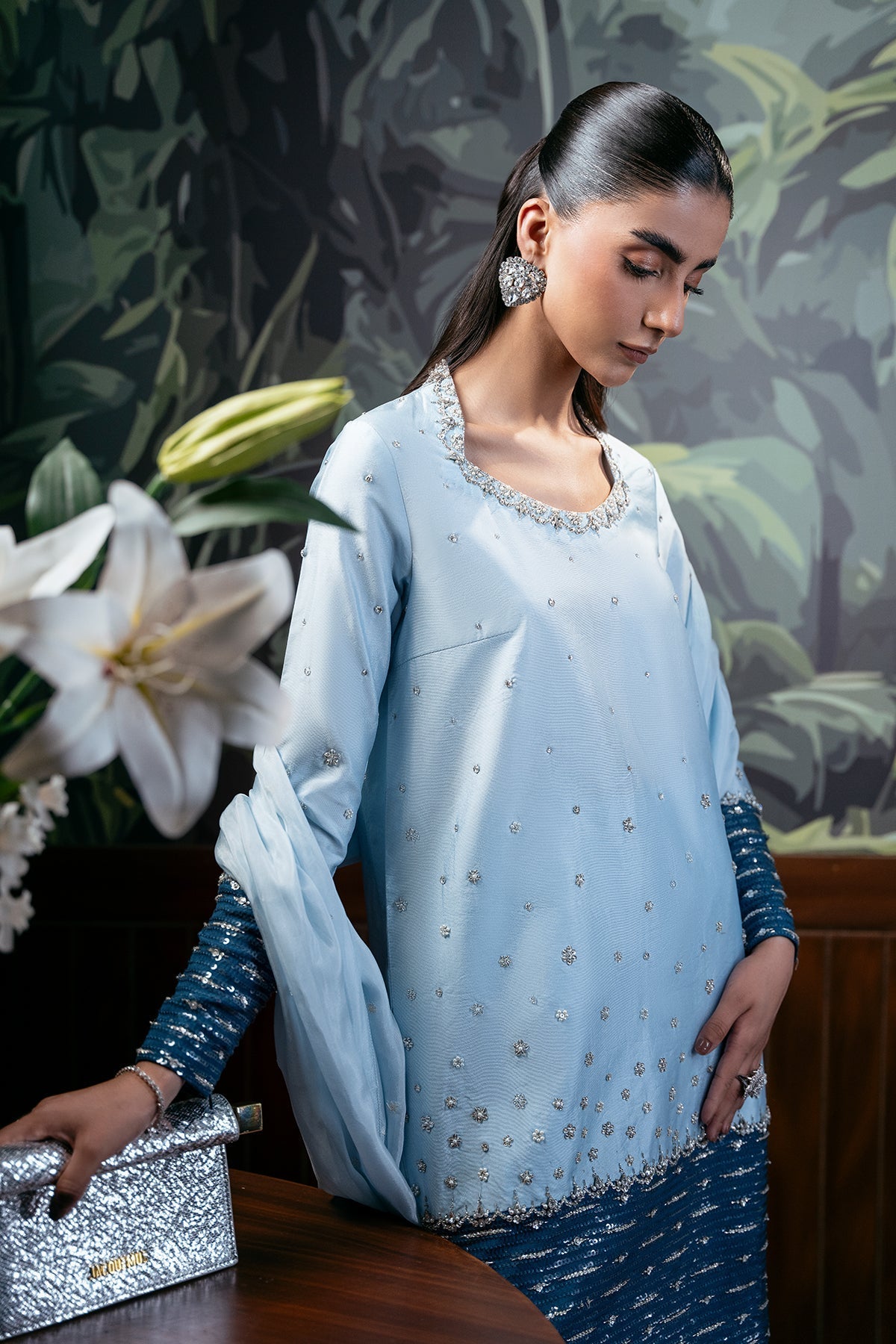 Mina Kashif | Loona Luxe Formals | Amara - Formal Dress - available at Maria Faisal in UK and USA.