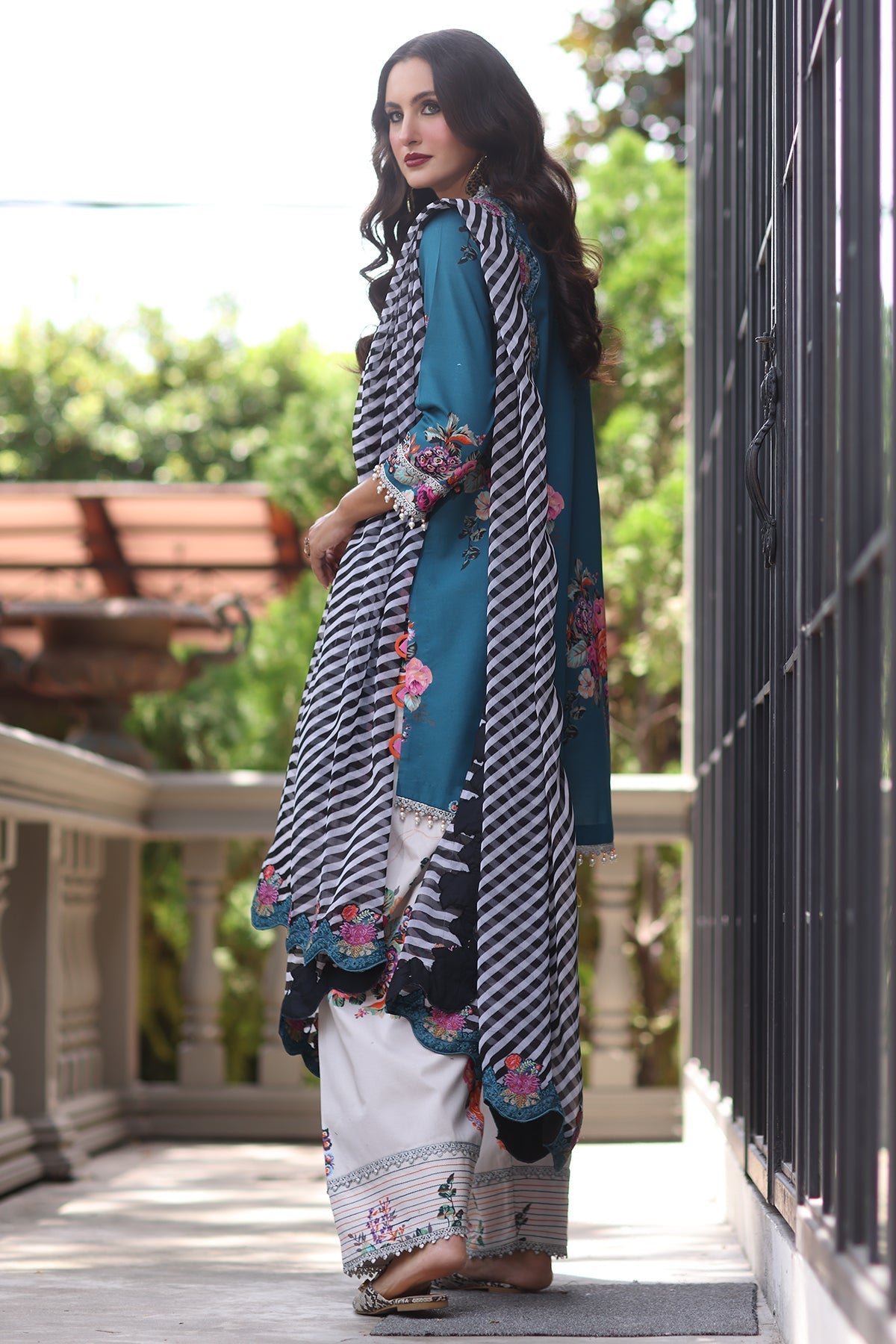 Charizma | Chunnri Collection | CH6-11 - Luxury Dress - available at Maria Faisal in UK and USA.