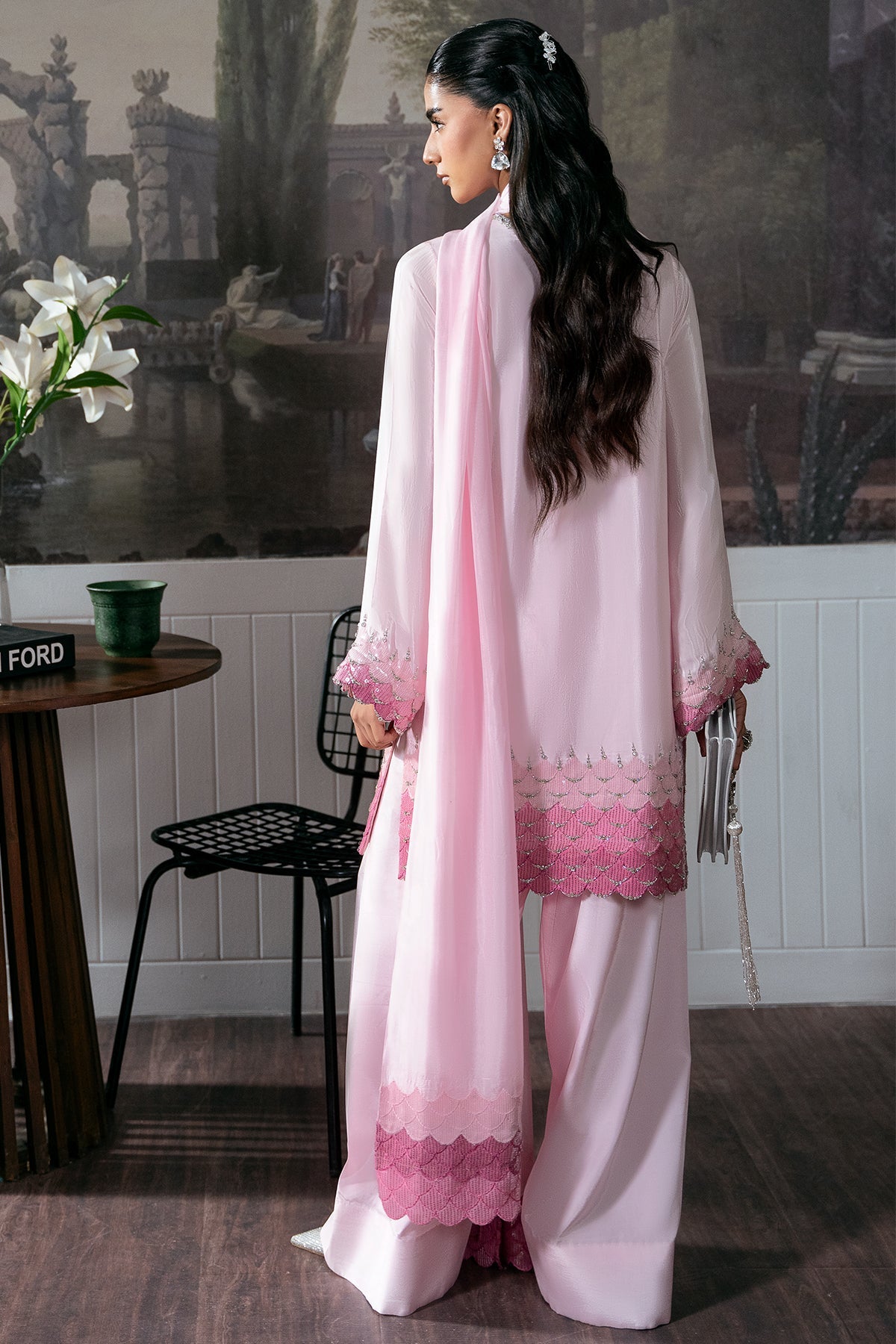 Mina Kashif | Loona Luxe Formals | Aurel - Formal Dress - available at Maria Faisal in UK and USA.