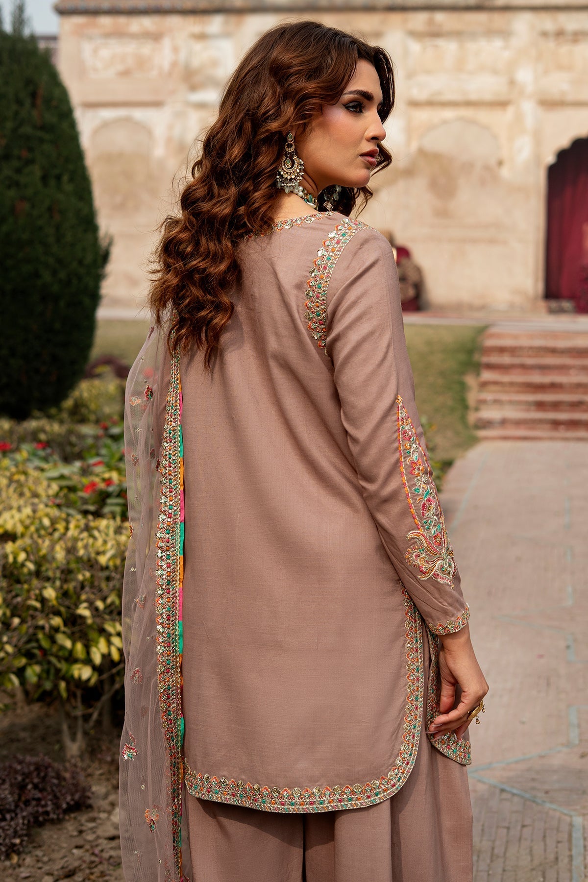 Charizma | Festive Pret  | CMA-6-128 - Dress - available at Maria Faisal in UK and USA.