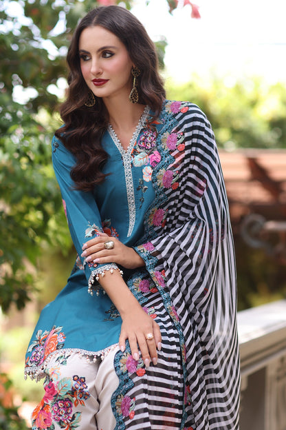 Charizma | Chunnri Collection | CH6-11 - Luxury Dress - available at Maria Faisal in UK and USA.
