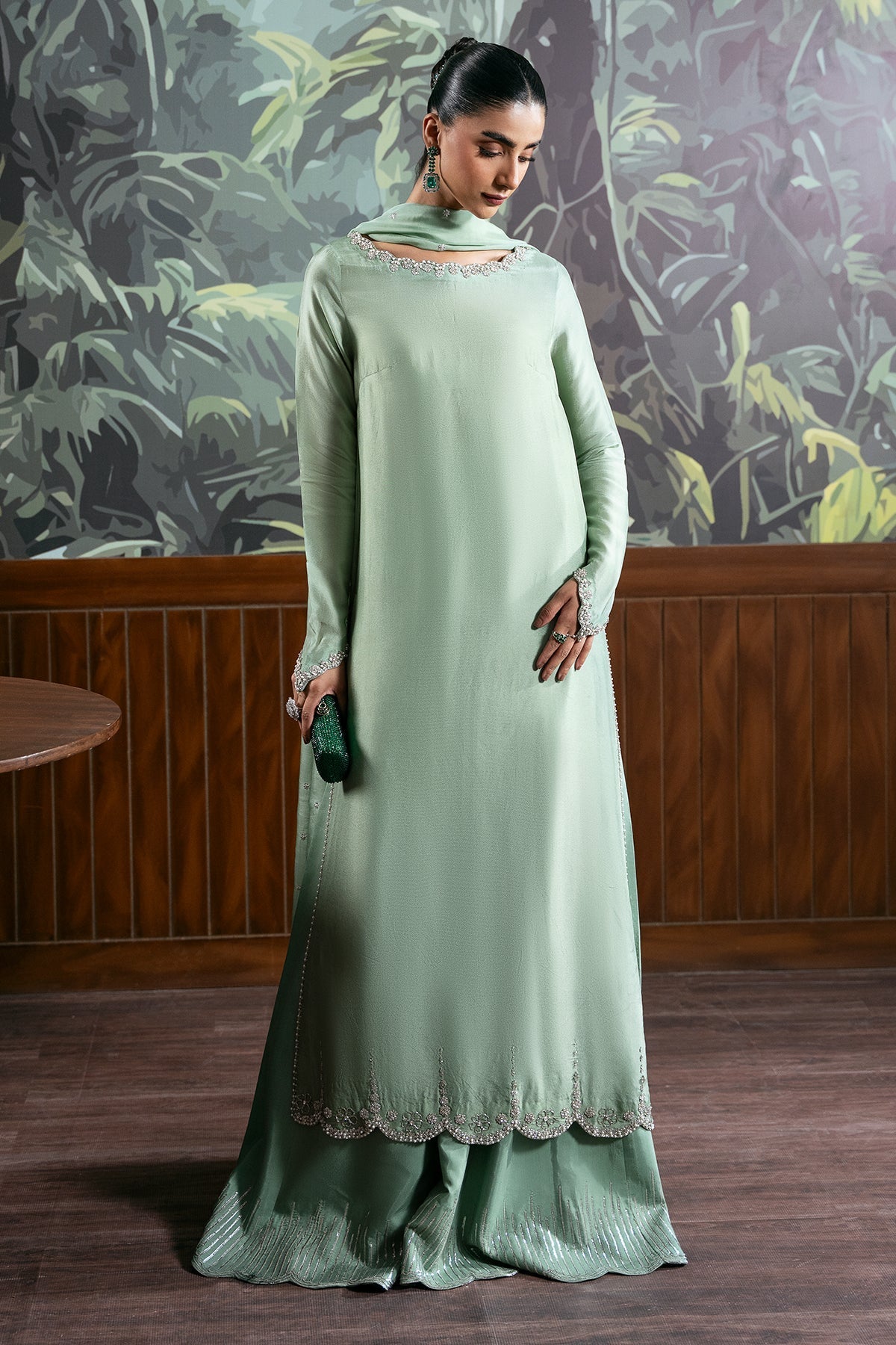 Mina Kashif | Loona Luxe Formals | Selora - Formal Dress - available at Maria Faisal in UK and USA.