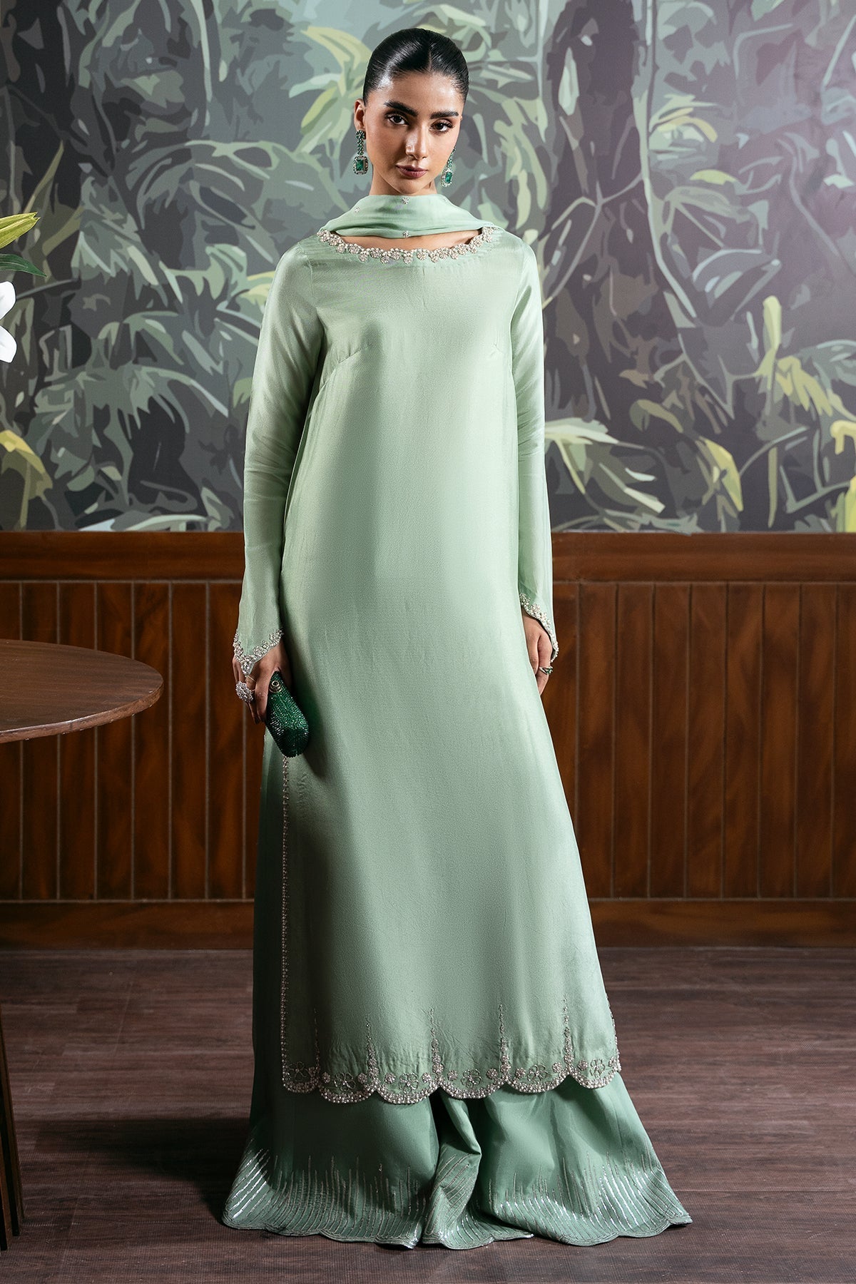 Mina Kashif | Loona Luxe Formals | Selora - Formal Dress - available at Maria Faisal in UK and USA.