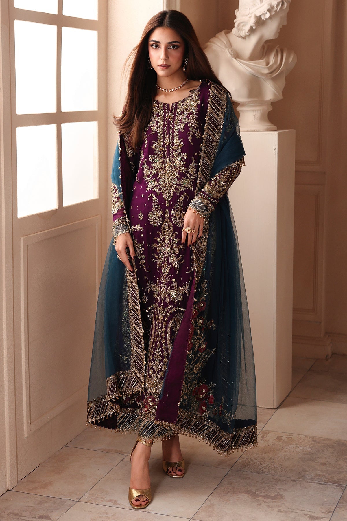Charizma | Dastan e Jashan |DJW6-01 - Formal Dress - available at Maria Faisal in UK and USA.