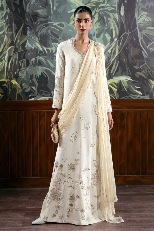 Mina Kashif | Loona Luxe Formals | Zenia - Formal Dress - available at Maria Faisal in UK and USA.