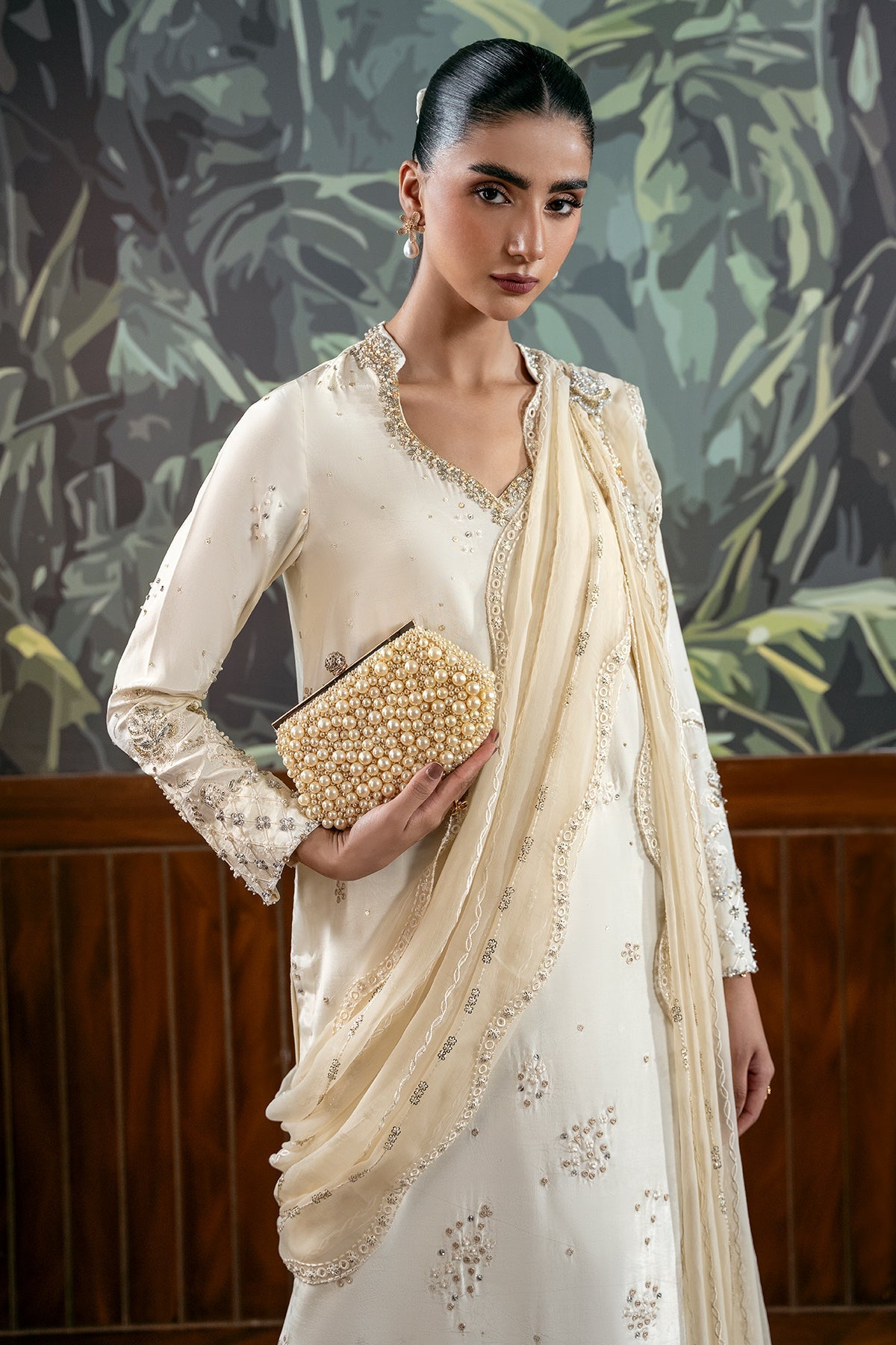 Mina Kashif | Loona Luxe Formals | Zenia - Formal Dress - available at Maria Faisal in UK and USA.