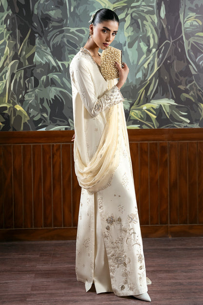 Mina Kashif | Loona Luxe Formals | Zenia - Formal Dress - available at Maria Faisal in UK and USA.