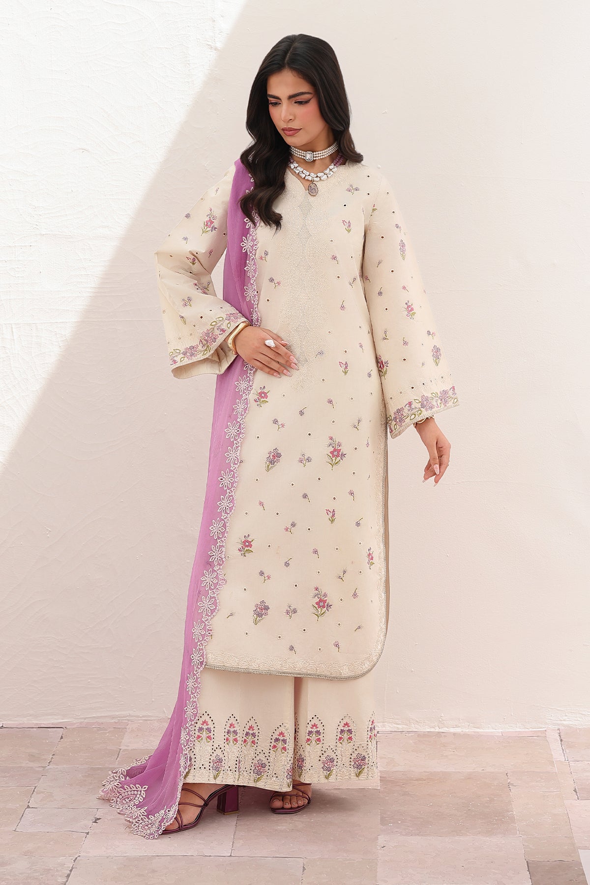 Charizma | Festive Edit | CNP-6-210 - Luxury Dress - available at Maria Faisal in UK and USA.