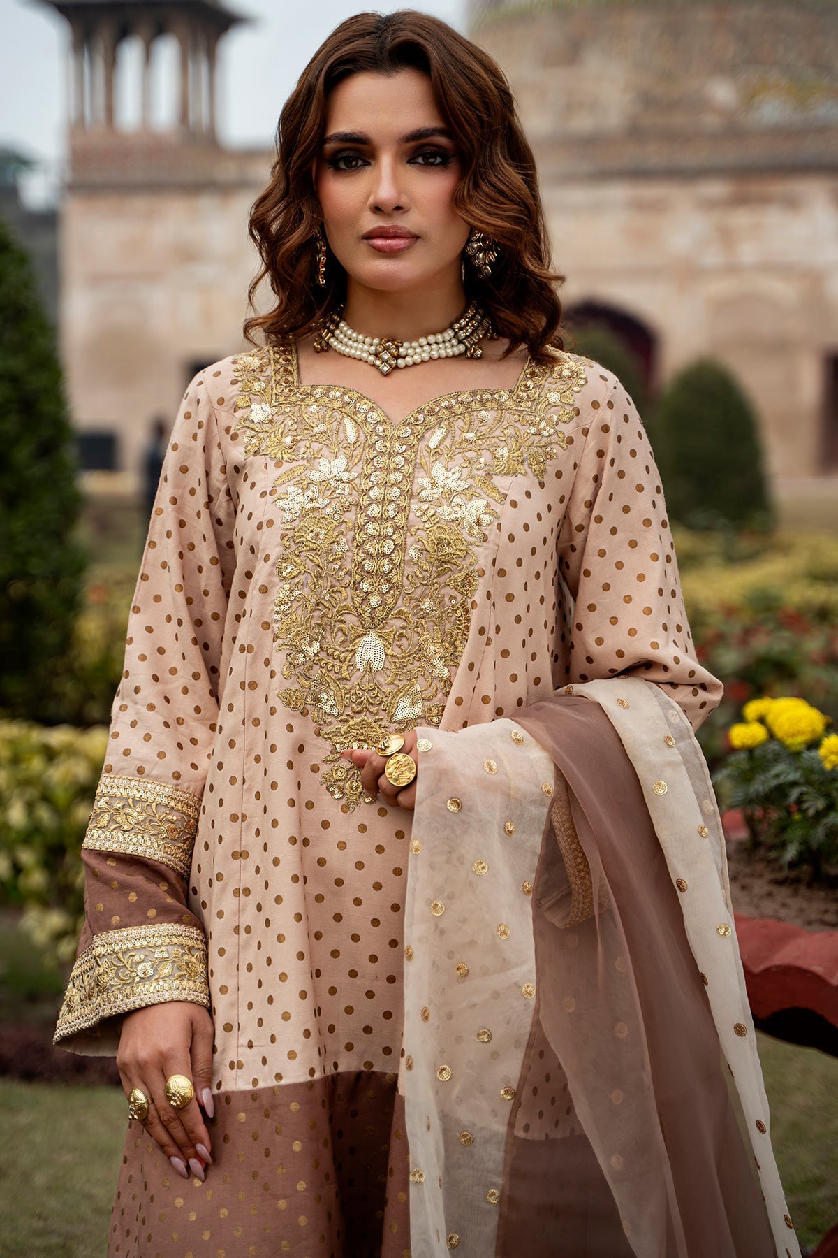 Charizma | Festive Pret  | CMA-6-273 - Dress - available at Maria Faisal in UK and USA.