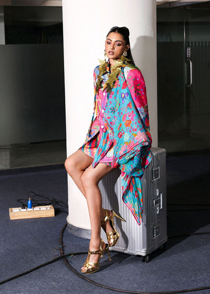 Hussain Rehar | Pay Day | Cerise - Ladies Clothes - Maria Faisal