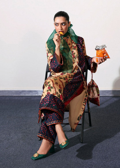 Hussain Rehar | Pay Day | Mocha - Ladies Clothes - Maria Faisal