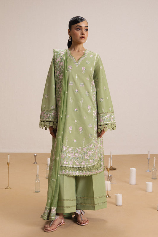 Afrozeh | Basic Pret 26 RTW | NACRE - Casual Dress - available at Maria Faisal in UK and USA.