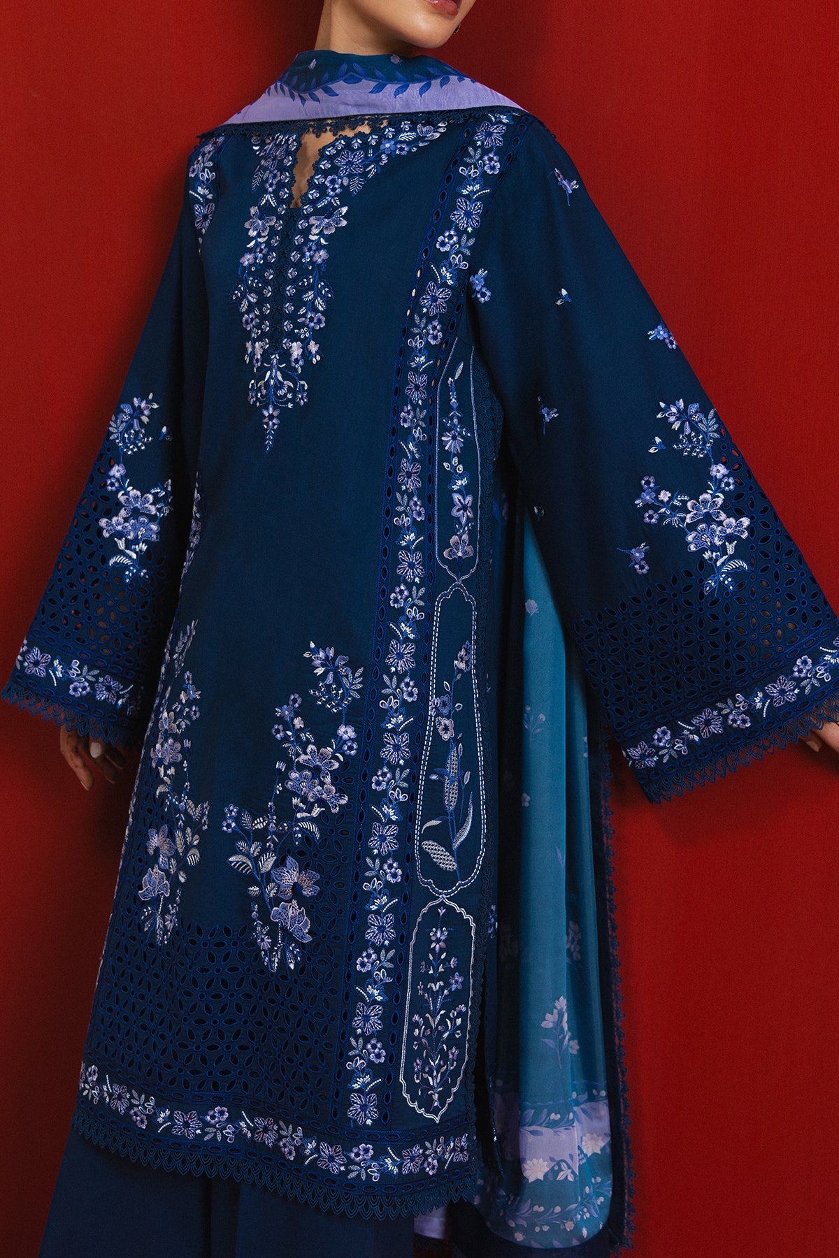 Afrozeh | Basic Pret 26 RTW | SABLEM - Casual Dress - available at Maria Faisal in UK and USA.