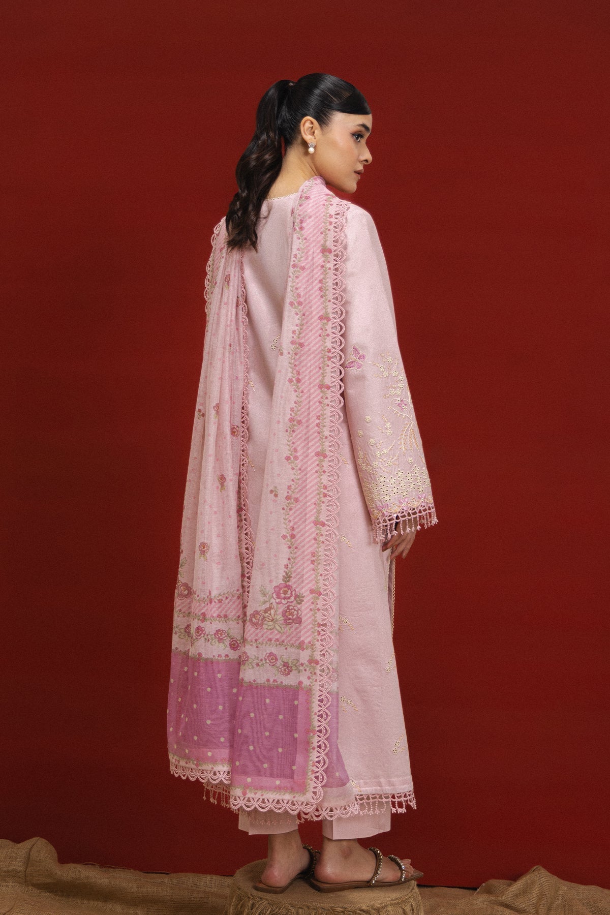 Afrozeh | Basic Pret 26 RTW | BLAIR - Casual Dress - available at Maria Faisal in UK and USA.