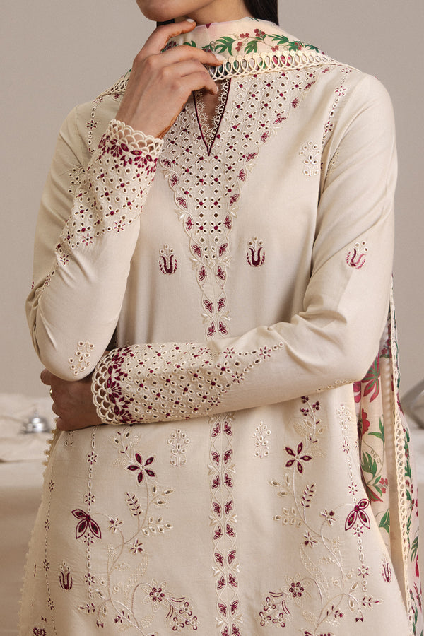 Afrozeh | Basic Pret 26 RTW |BLANCHE - Casual Dress - available at Maria Faisal in UK and USA.