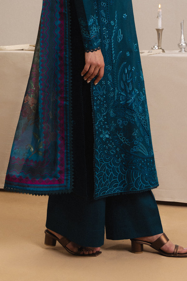 Afrozeh | Basic Pret 26 RTW | VOILE - Casual Dress - available at Maria Faisal in UK and USA.