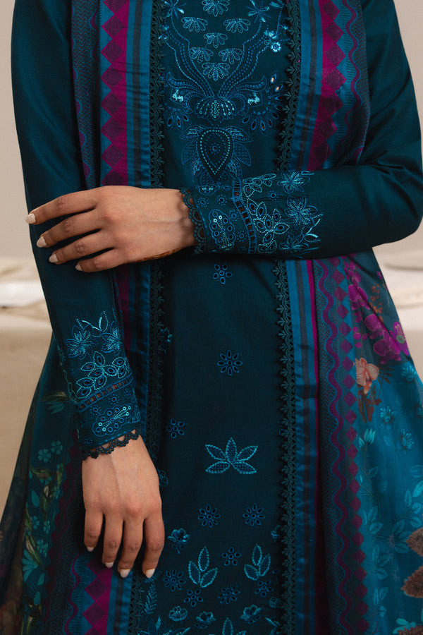 Afrozeh | Basic Pret 26 RTW | VOILE - Casual Dress - available at Maria Faisal in UK and USA.