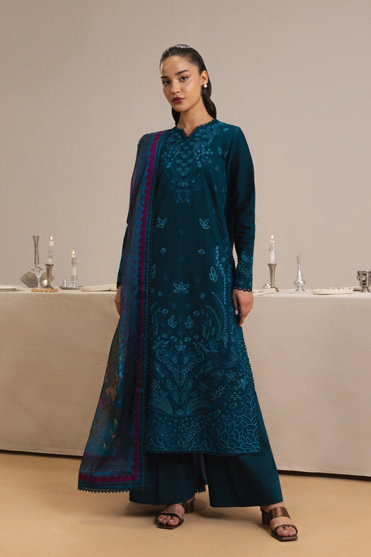 Afrozeh | Basic Pret 26 RTW | VOILE - Casual Dress - available at Maria Faisal in UK and USA.