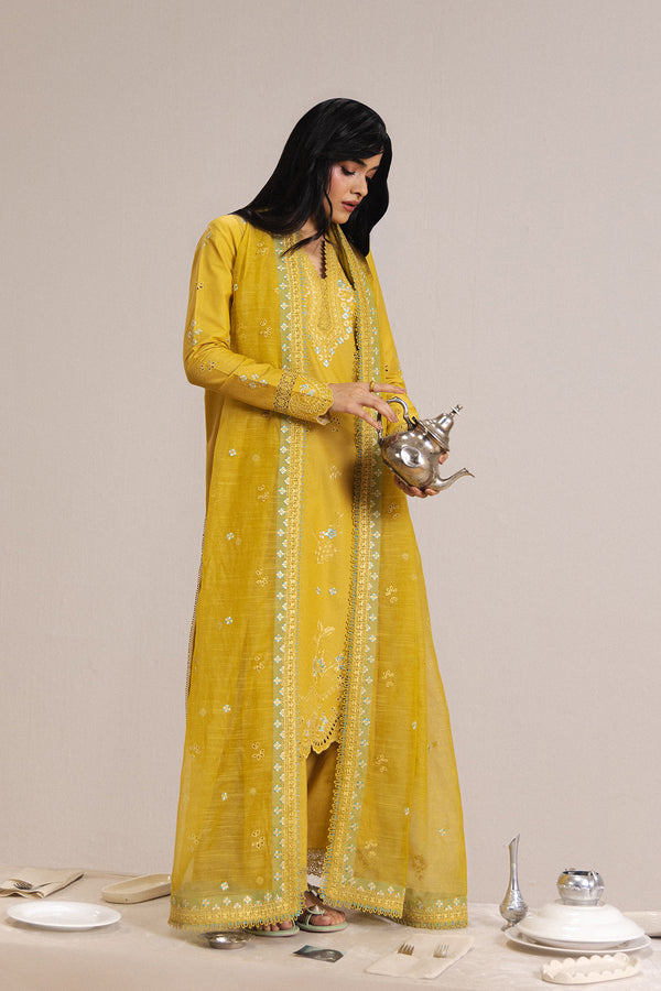 Afrozeh | Basic Pret 26 RTW | ROUGE - Casual Dress - available at Maria Faisal in UK and USA.