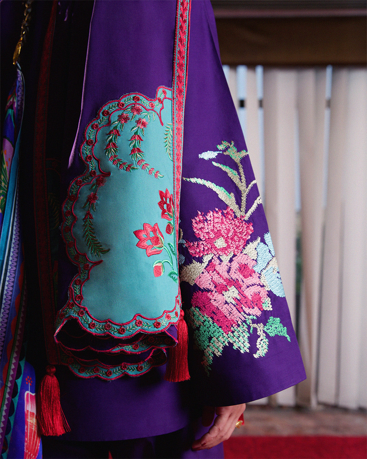 Jugnu | Summer Pret 25 | Sagnik - Scarf - Ladies Clothes - Maria Faisal