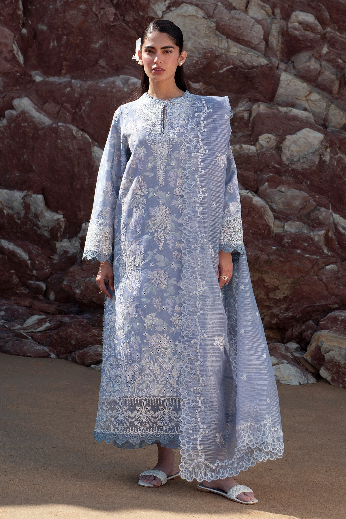 Afrozeh | Summer Together 25 | Moonlight by Maria Faisal - Registered Vendor of : Afrozeh - type : Ladies Clothes - 100% original wedding dresses