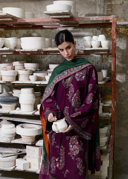 Hussain Rehar | Khaddar Pret 25 |NASHIMAN - Luxury Dress - available at Maria Faisal in UK and USA.