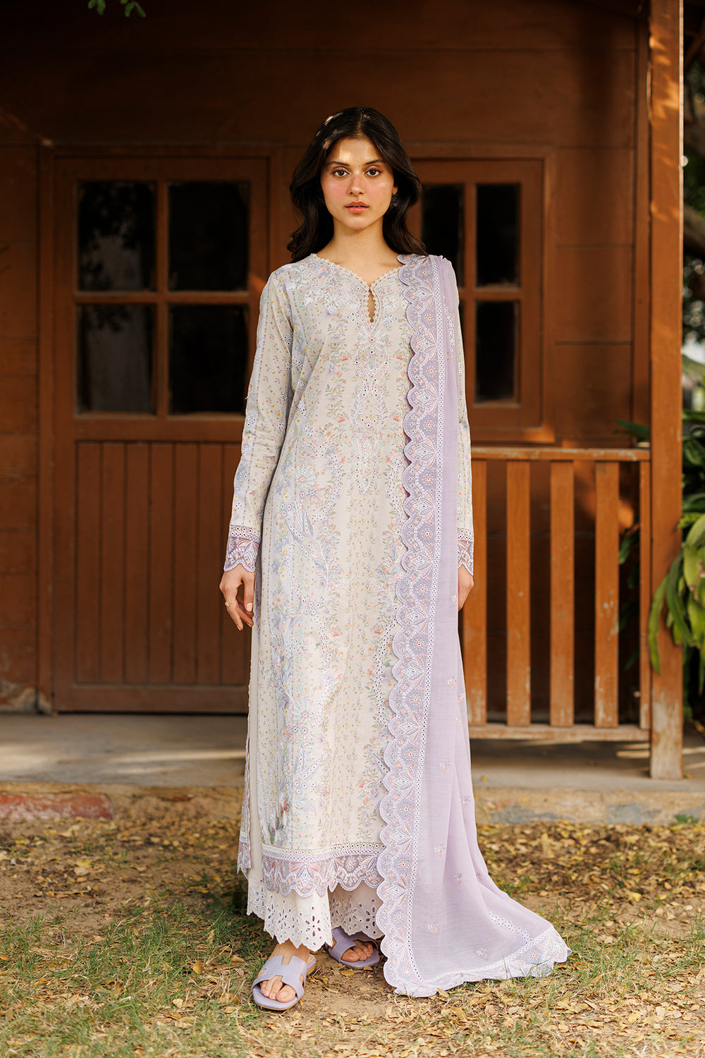 Afrozeh | Summer Together 26 | Solayne - Luxury Dress - available at Maria Faisal in UK and USA.