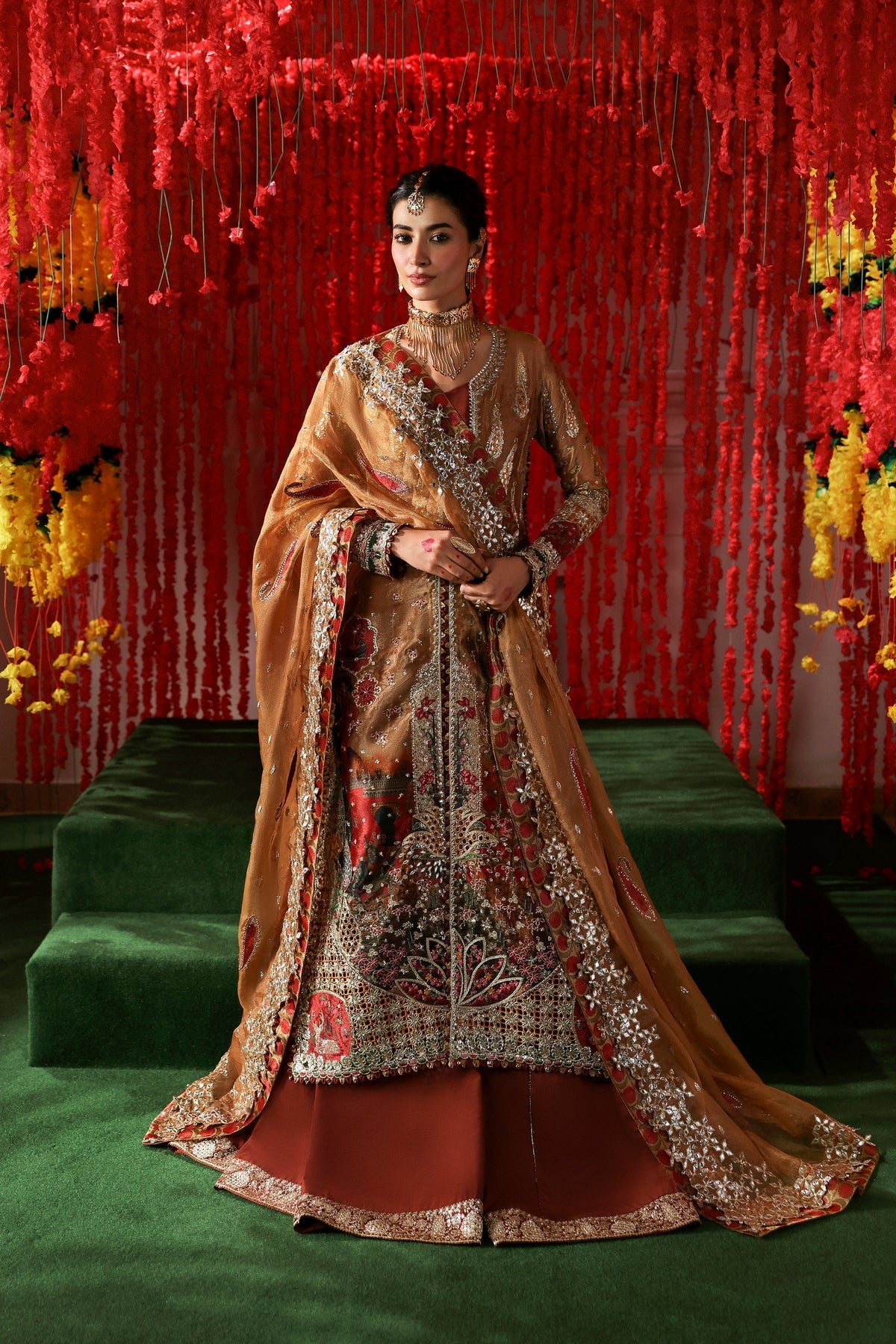 Afrozeh | Shehnai Wedding Formals 25 | Poshna - Ladies Clothes - Maria Faisal