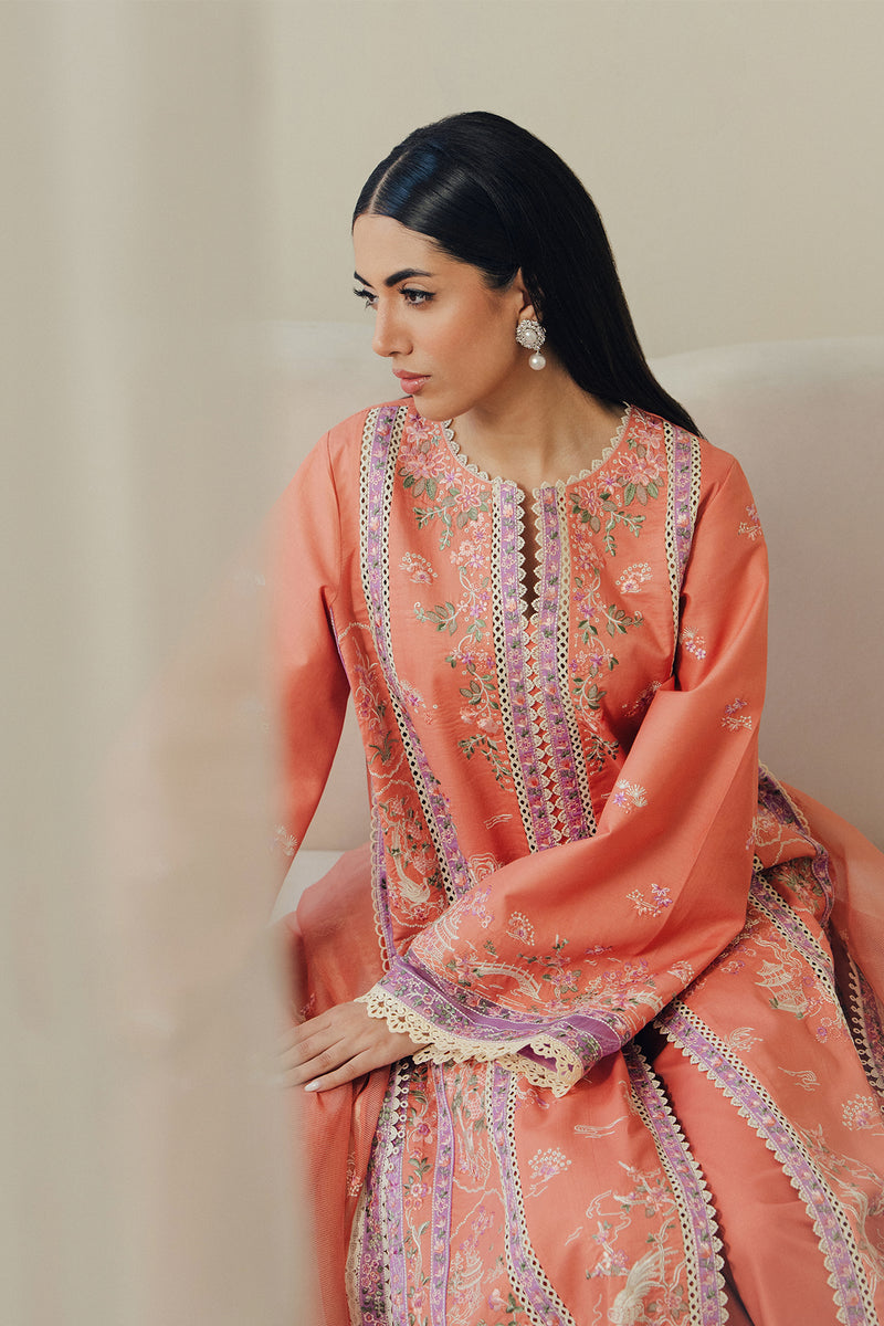 Afrozeh | Day Break 26 | Skyhush - Luxury Dress - available at Maria Faisal in UK and USA.