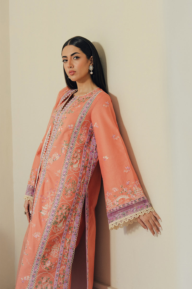 Afrozeh | Day Break 26 | Skyhush - Luxury Dress - available at Maria Faisal in UK and USA.