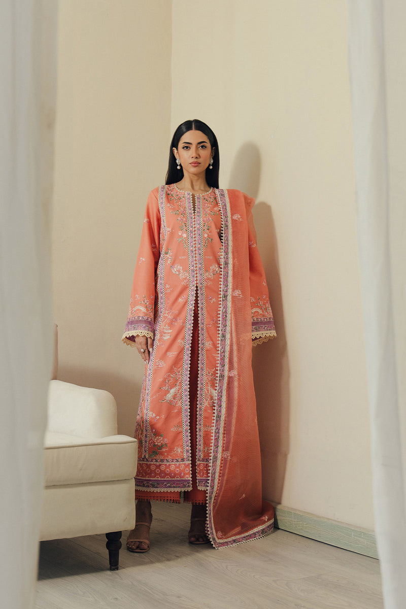 Afrozeh | Day Break 26 | Skyhush - Luxury Dress - available at Maria Faisal in UK and USA.