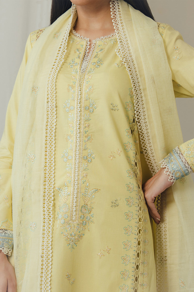 Afrozeh | Day Break 26 | Dayglow - Luxury Dress - available at Maria Faisal in UK and USA.