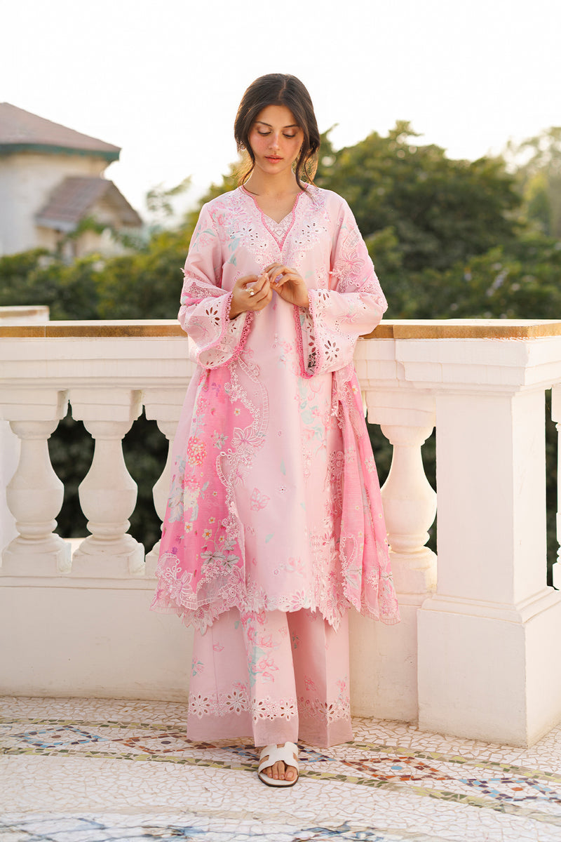 afrozeh pink dress Afrozeh Pink Formal Collection Organza Dress 3pc GoodLuck Collections