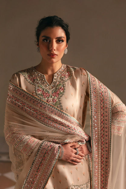 Afrozeh | Silk Muse 26 | Velaine - Luxury Dress - available at Maria Faisal in UK and USA.