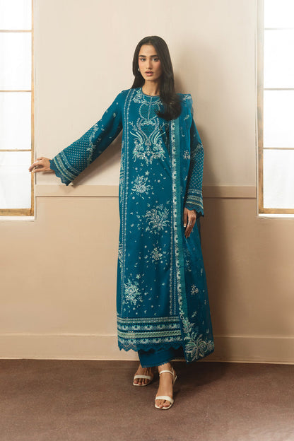 Ayzel | Whisper 26 | OLIVE - Luxury Dress - available at Maria Faisal in UK and USA.