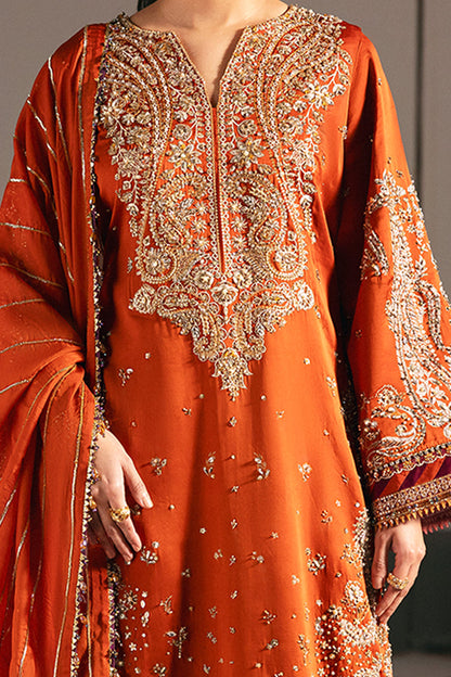 Afrozeh | Silk Muse 26 | Vellum - Luxury Dress - available at Maria Faisal in UK and USA.