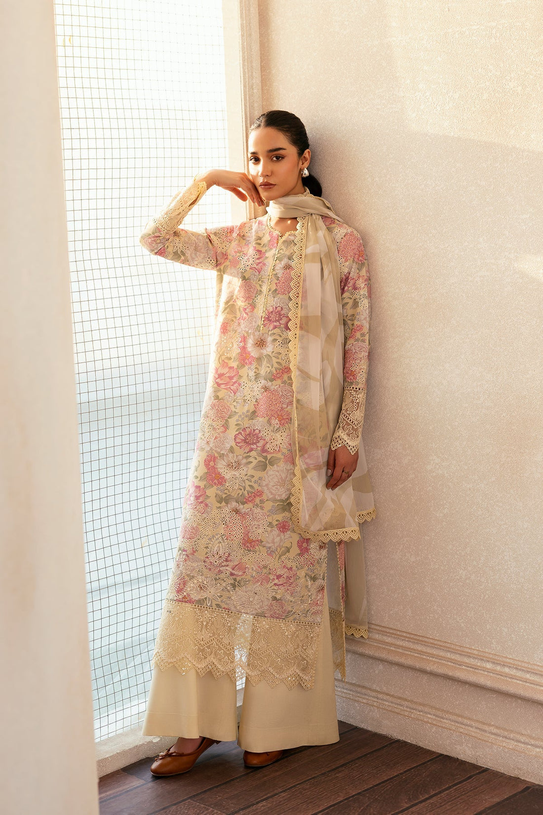 Afrozeh | Day Break | Glow Streaked - Ladies Clothes - Maria Faisal