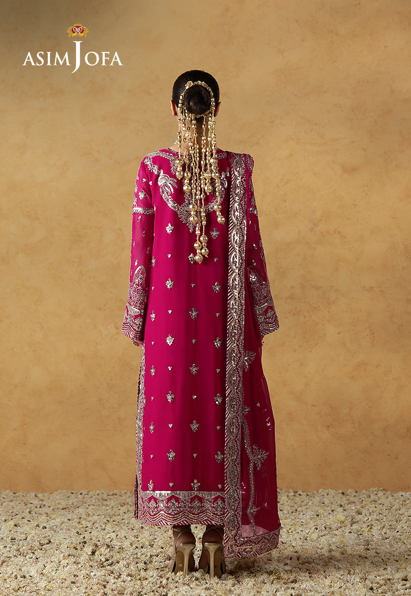 Asim Jofa | Wedding Festive Collection | AJULN-21 - Wedding Dress - available at Maria Faisal in UK and USA.