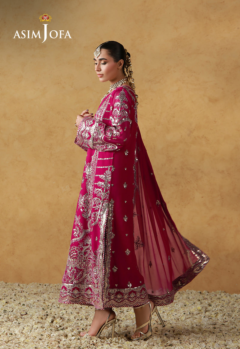Asim Jofa | Wedding Festive Collection | AJULN-21 - Wedding Dress - available at Maria Faisal in UK and USA.