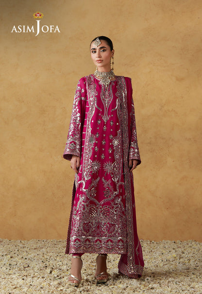 Asim Jofa | Wedding Festive Collection | AJULN-21 - Wedding Dress - available at Maria Faisal in UK and USA.