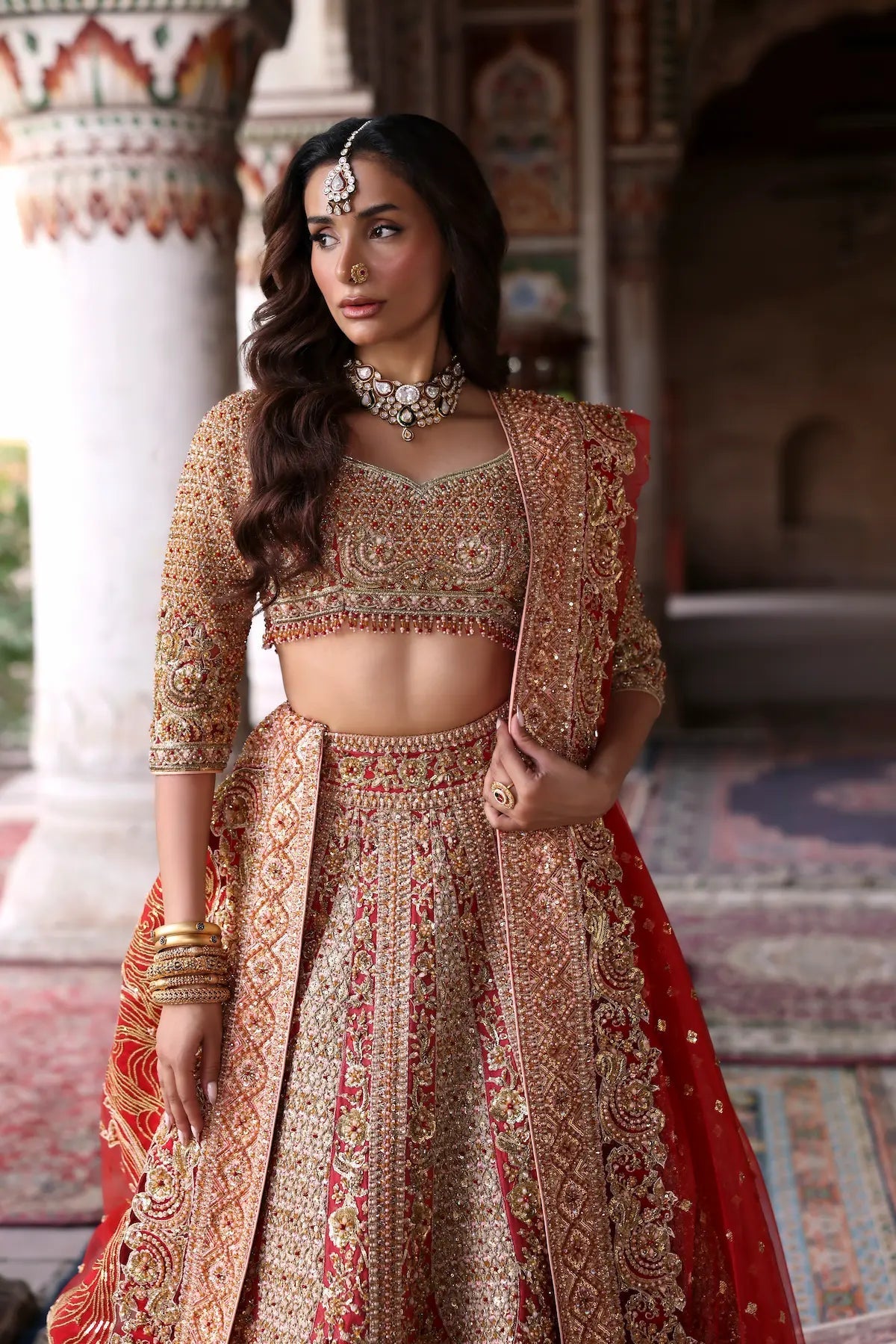 Waqas Shah | Vyah Diyan Tyaariyan 26 | Zarafshan - Bridal Dress - available at Maria Faisal in UK and USA.