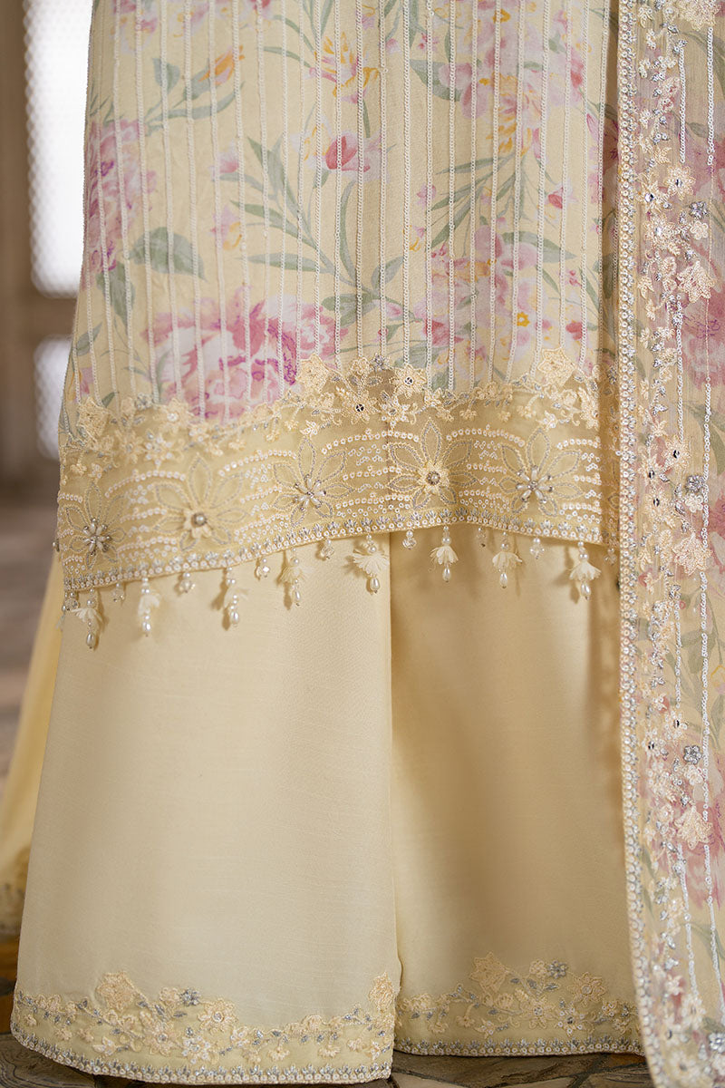 Cross Stitch | FW-25 RTW WEDDING EDIT-1 | MUTED CELADON - Wedding Dress - available at Maria Faisal in UK and USA.